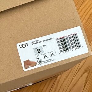 UGG Classic Ultra Mini New Heights - Chestnut size 8